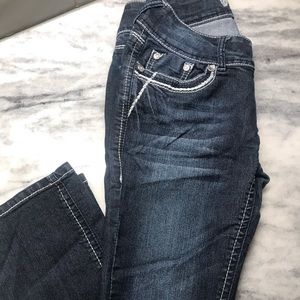 Wallflower Embroidered Boot Cut Denim